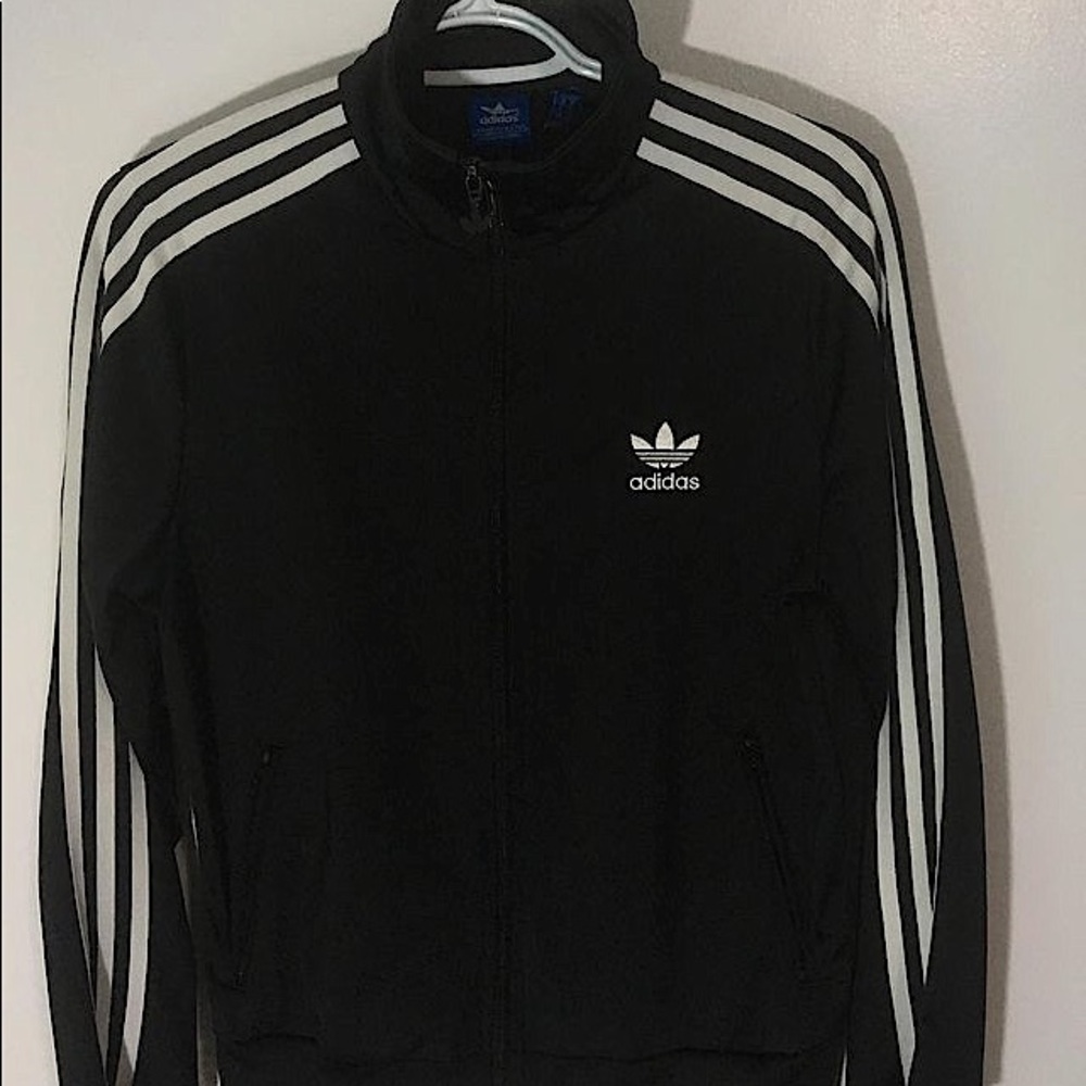 Adidas stripe tracksuit jacket